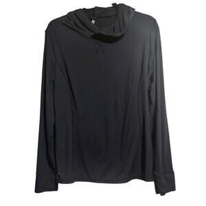 Women’s Fabletics Phoenix Run Hoodie Black Zip Pocket Size XL Running Activewear